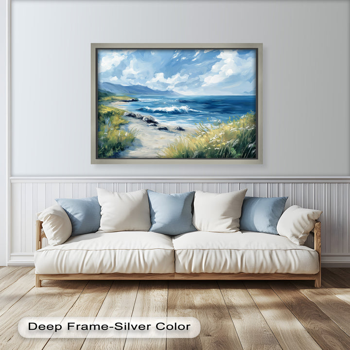 Ocean Breeze – Seaside Landscape Oil Painting