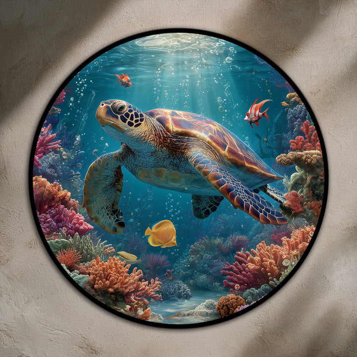 ocean reef turtle painting