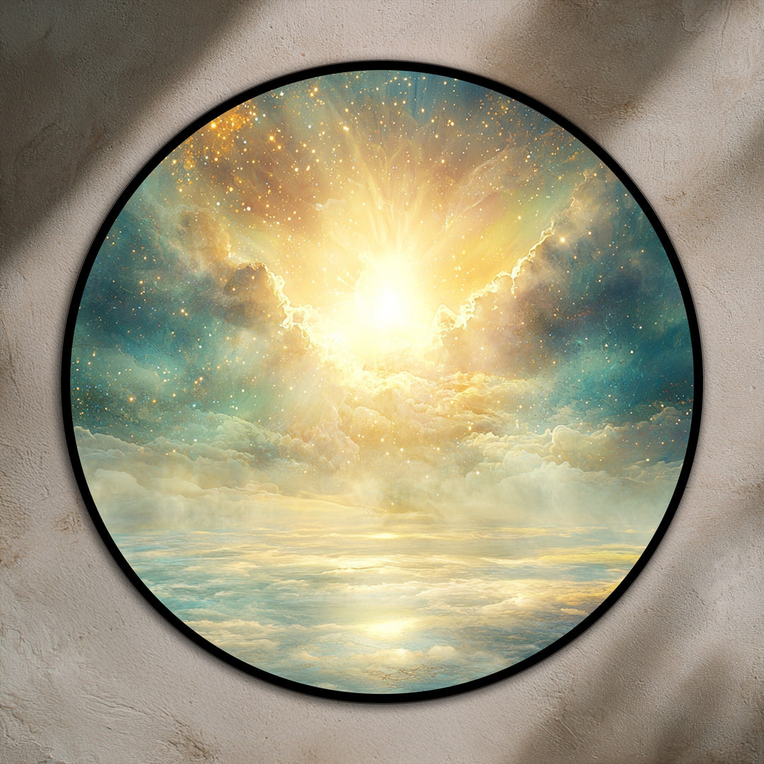 Resplandor Celestial – Ronda del Cielo Divino Cuadro al óleo