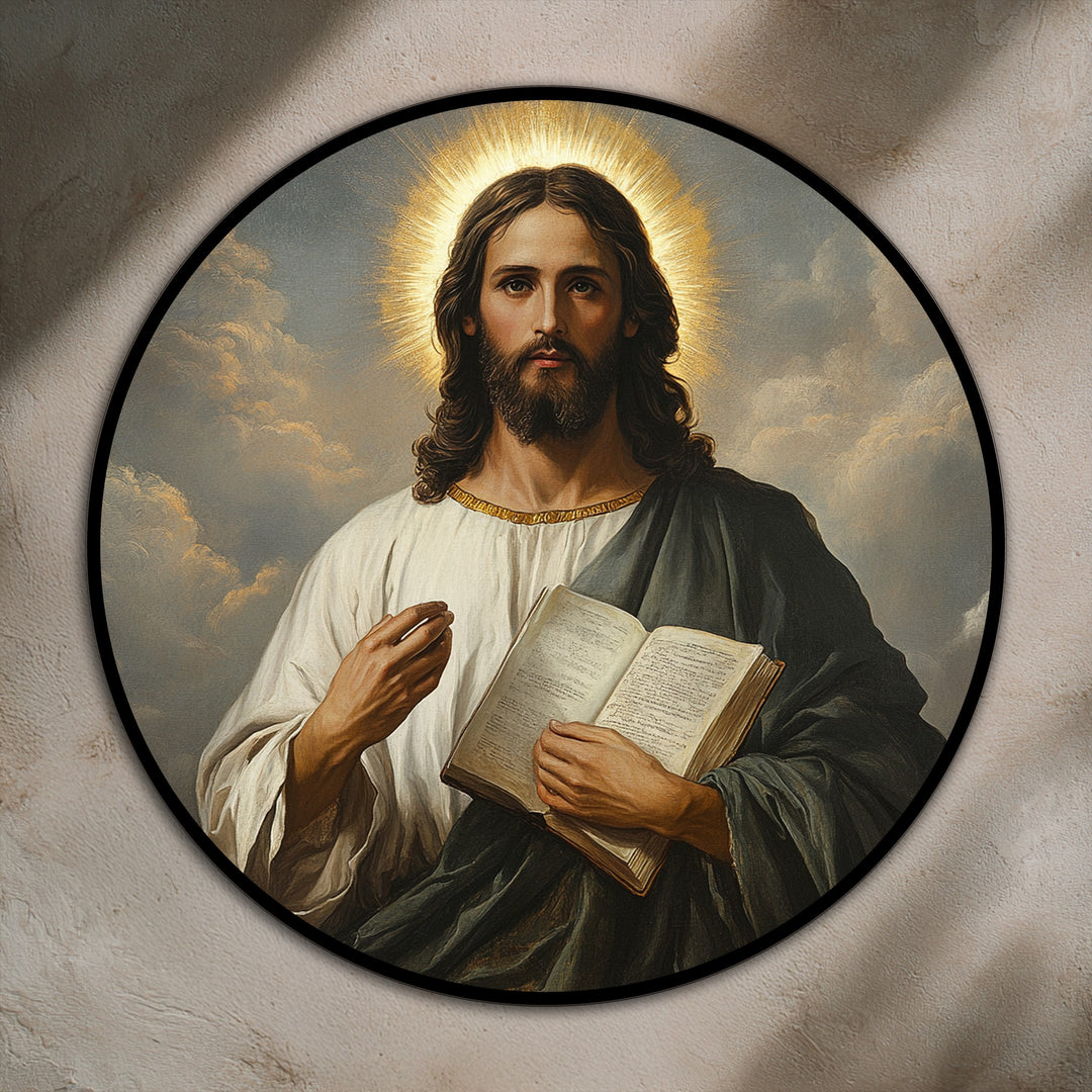 Luz Sagrada – Retrato de la Sabiduría Divina Cuadro al óleo