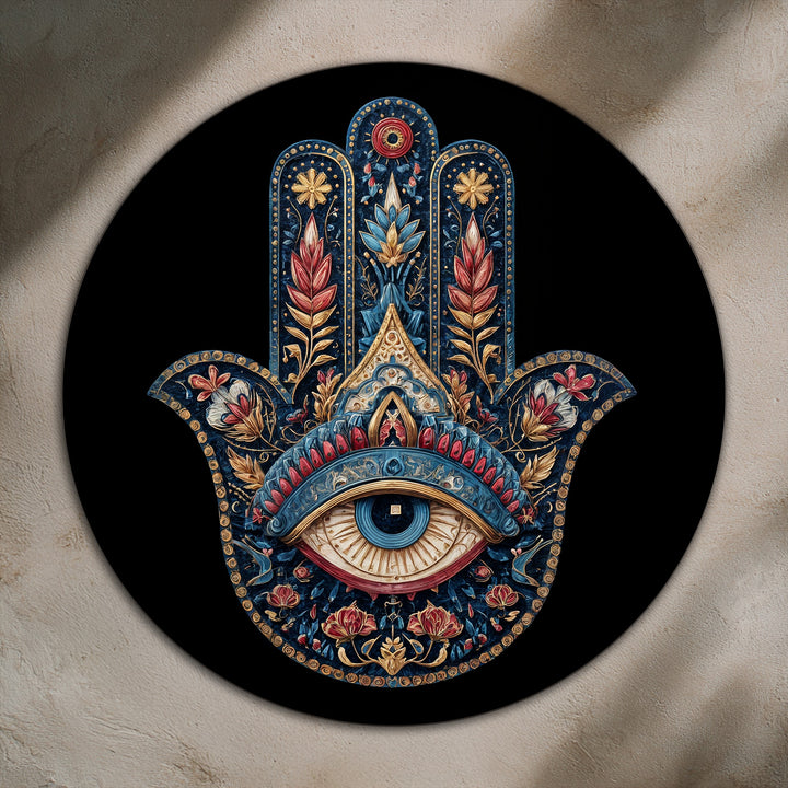 hamsa hand ornamental painting
