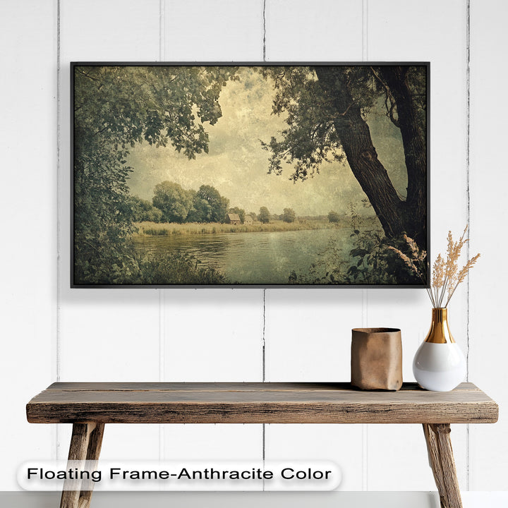 Riverbank Landscape – Countryside Oil Paintings