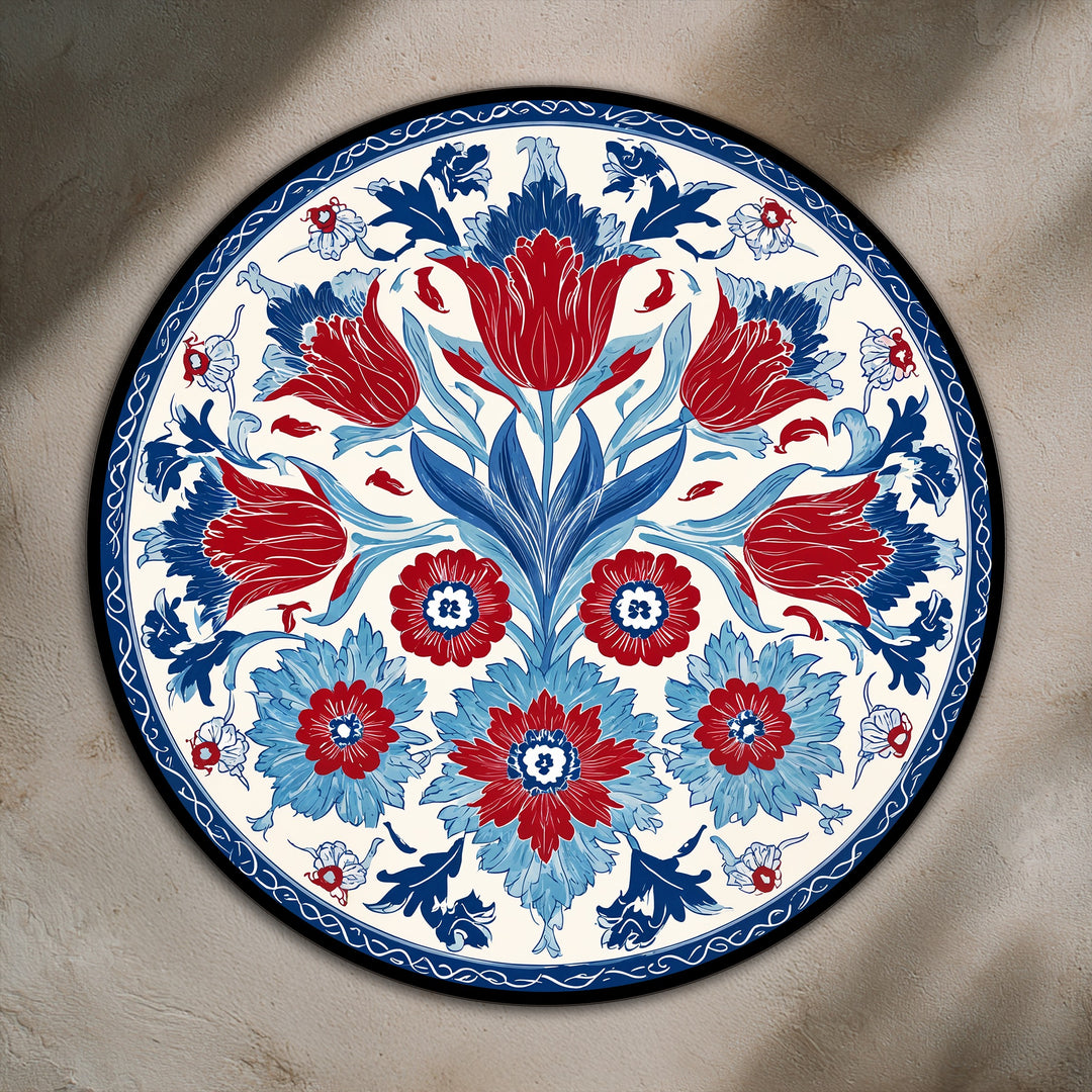 classic ottoman round wall décor