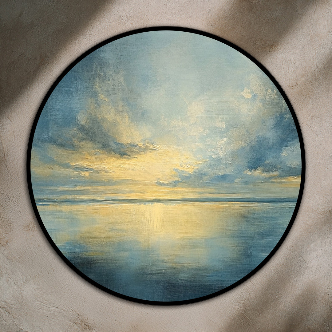Quietud Dorada – Horizonte Tranquilo Ronda Cuadro al óleo