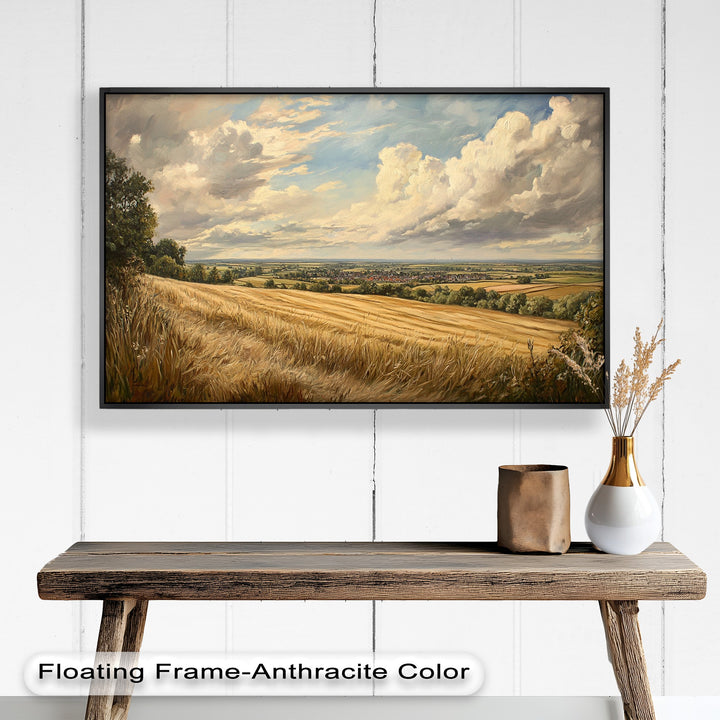 Golden Harvest View – Landscape Oil Paintings