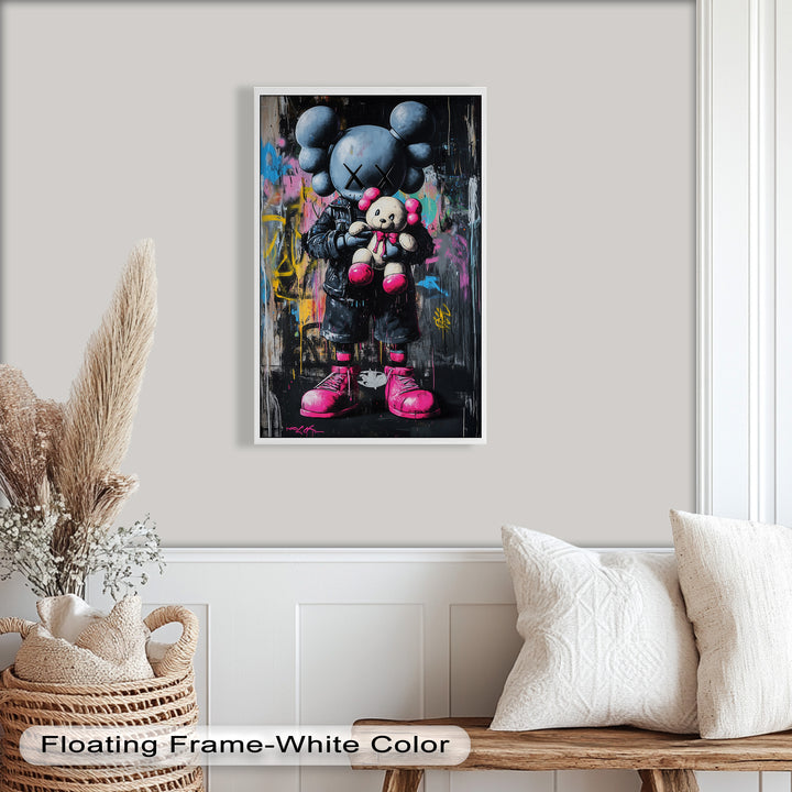 Embrace the Chaos – KAWS Oil Painting