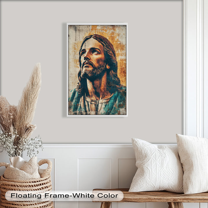 Licht der Gnade – Porträt von Jesus Christus Religiöses Ölgemälde