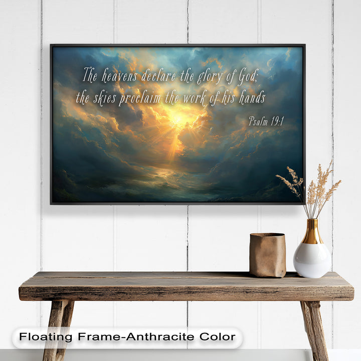 The Heavens Declare God’s Glory – Faith-Based Inspirational Painting
