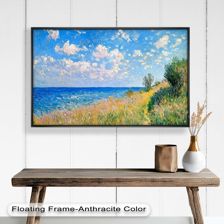 Seaside Landscape Impressionist - Modern Oil Painting