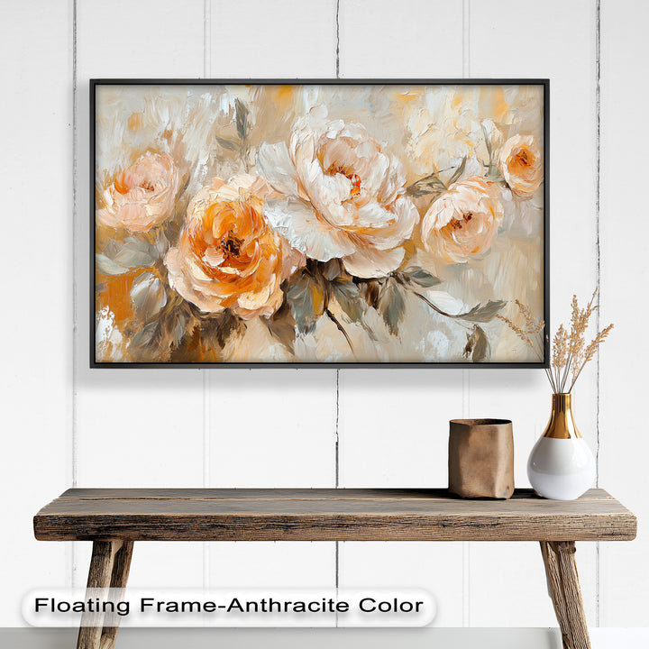 Peony Flowers – Botanical Oil Painting