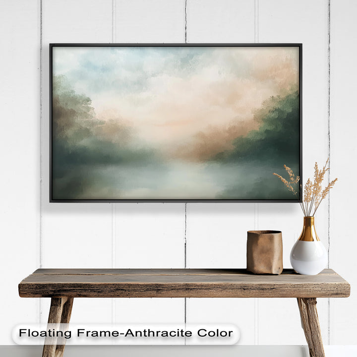 Seastorm Modern Art – Gerahmtes Ölgemälde
