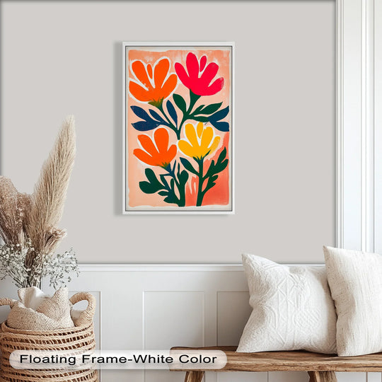 Sunset Blooms – Fauvist Oil Painting - MyPhotoStation