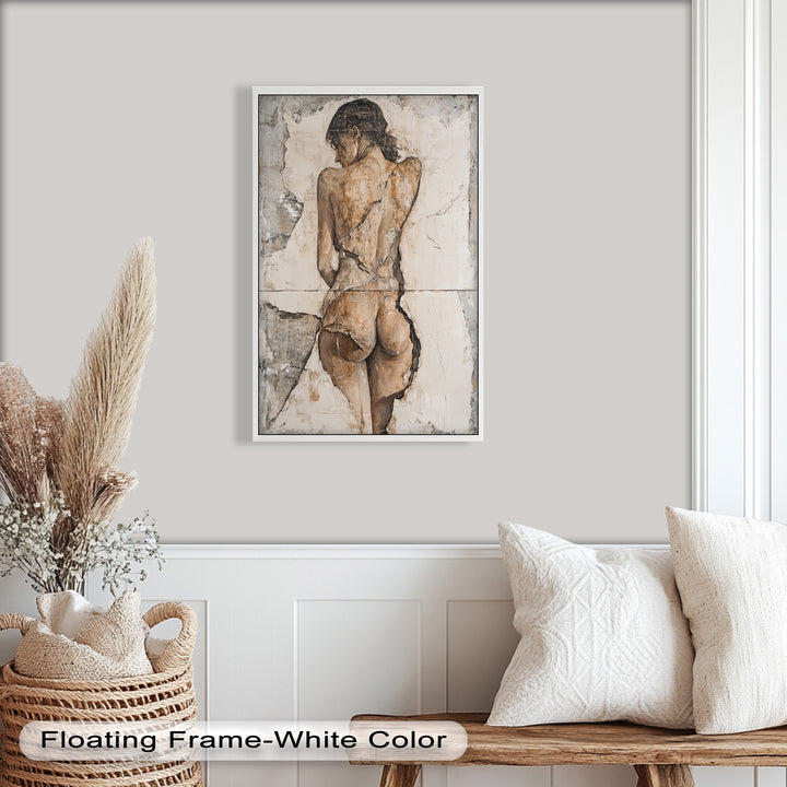 Cracked Grace – Figurative Nude Oil Painting