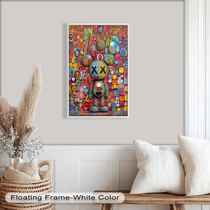 Mosaic Madness – KAWS Oil Painting