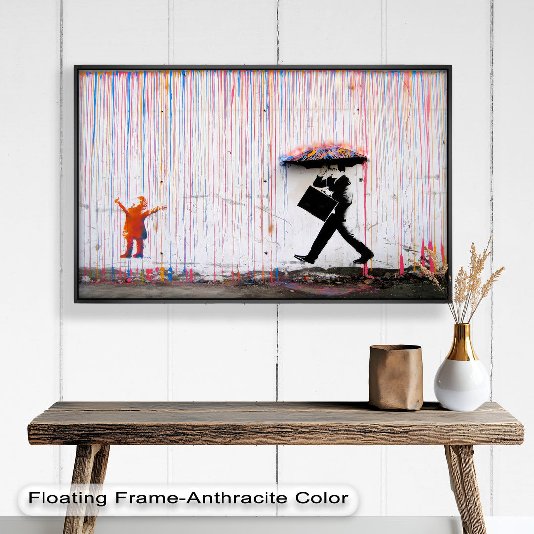 Colorfall Dissonance – Banksy Oil Painting