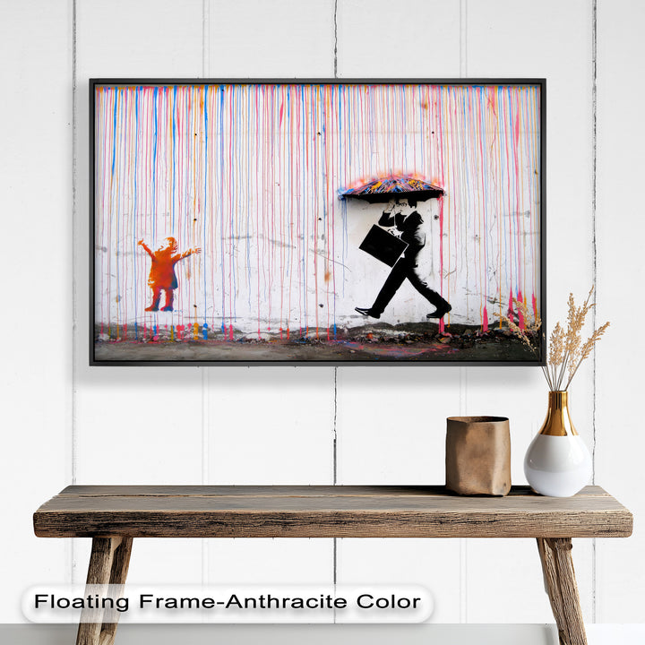 Colorfall Dissonance – Banksy Oil Painting