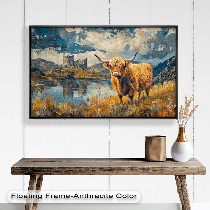 Highland Majesty – Rustic Oil Painting