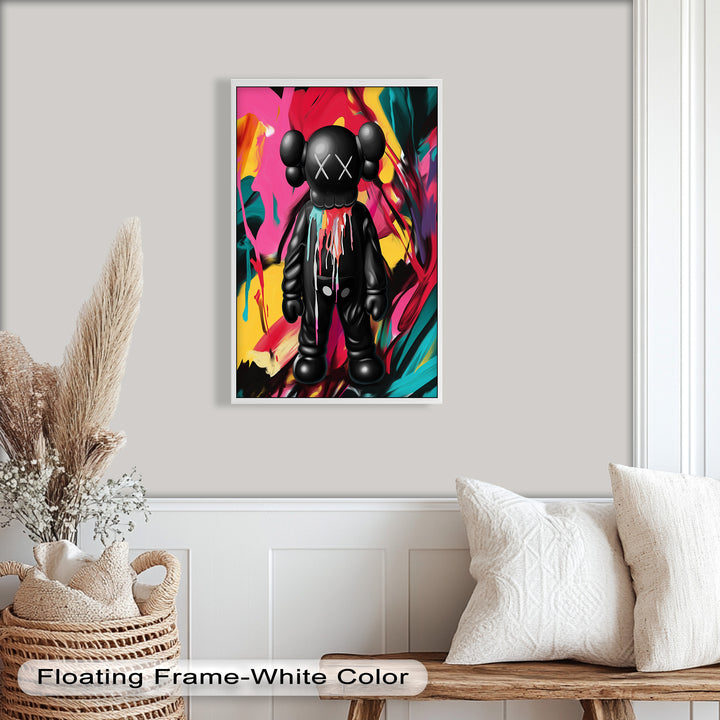 Meltdown Companion – Color Splash KAWS Oil Painting