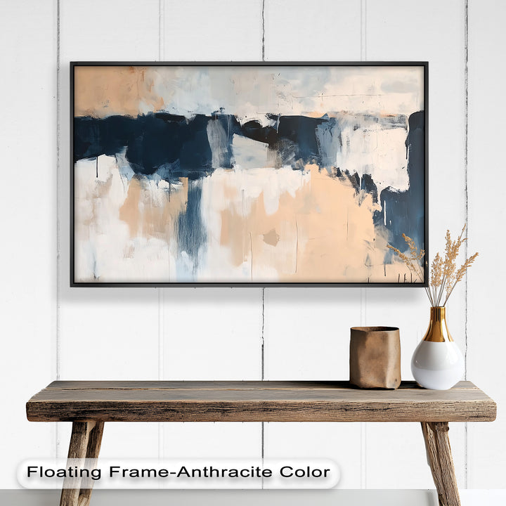 Desert Horizon – Minimalist Abstract Oil Painting