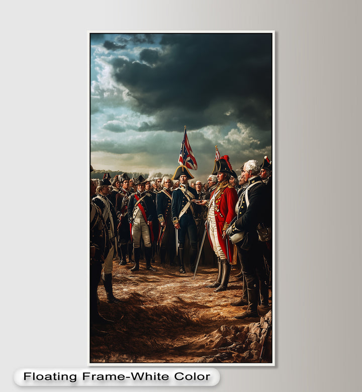 Surrender of Power – Revolutionary Oil Painting