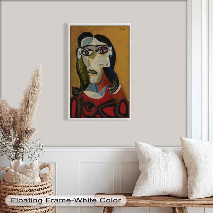 Abstract Portrait with Red Garment - Picasso Oil Painting