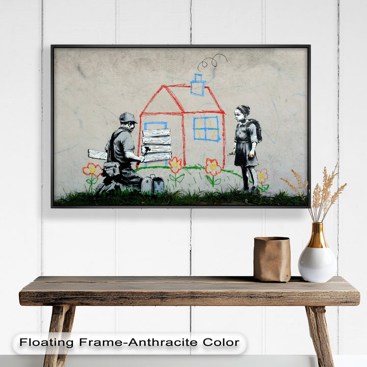 Boarded Dreams – Banksy Oil Painting