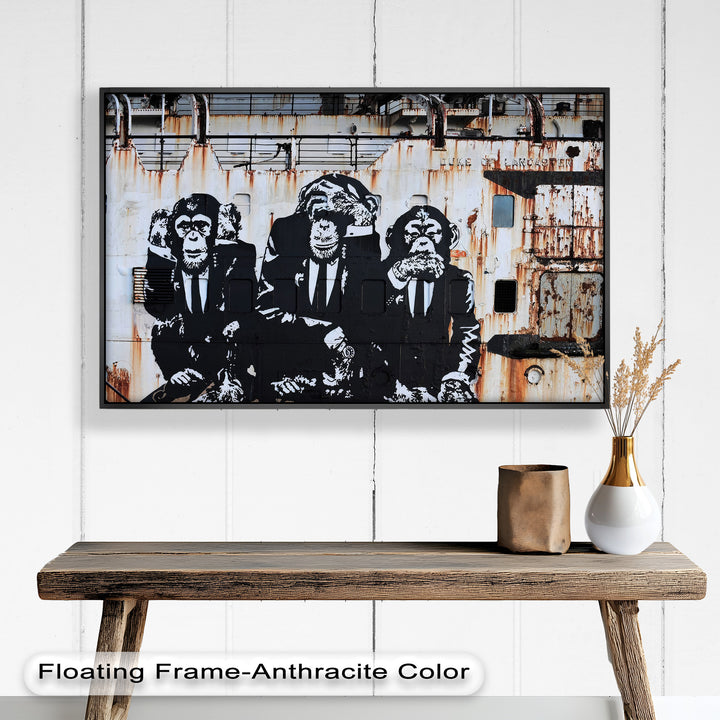 The Silent Truth – Banksy Oil Painting