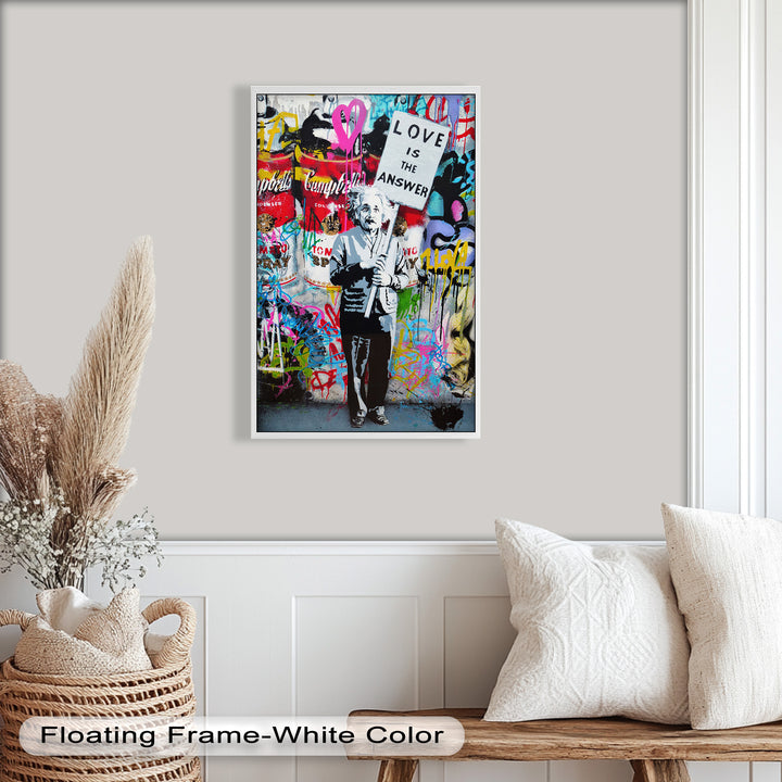 Einstein’s Protest – Banksy Oil Painting