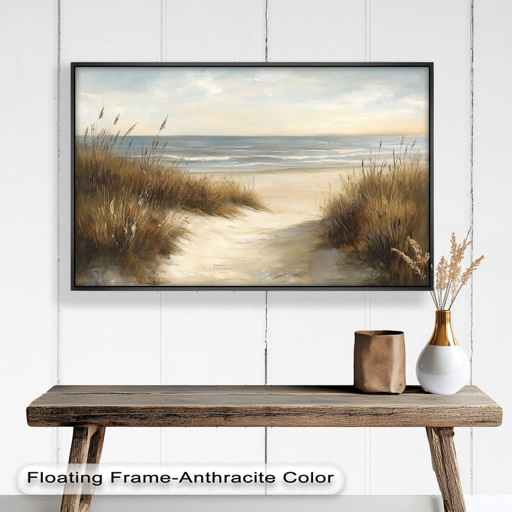 Warm earth tones and smooth brushstrokes create a natural, inviting atmosphere that draws the viewer into the scene.