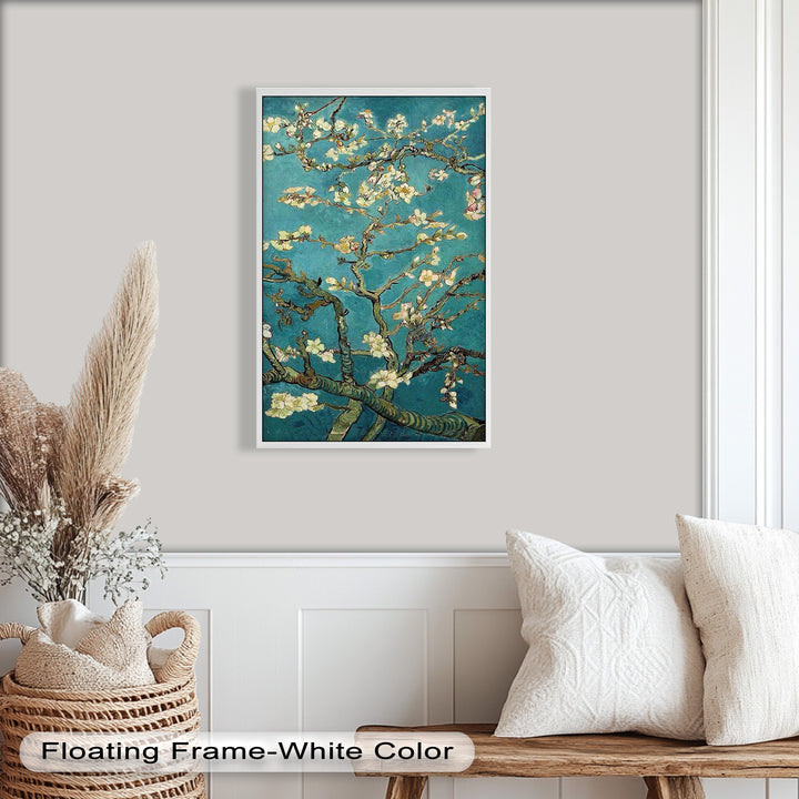Spring Reverie – Blooming Almond Branches Flower Oil Painting