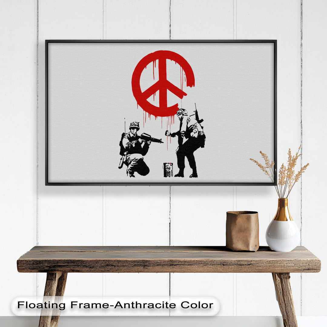 Peace Spray – Banksy Oil Painting