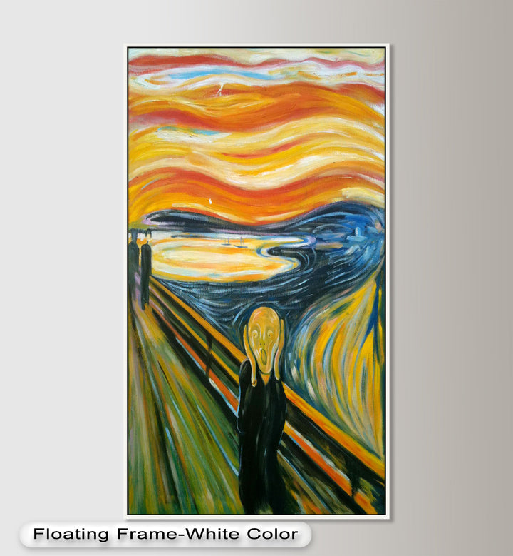 The Silent Cry – Expressionist Bridge Scene Picasso Oil Painting