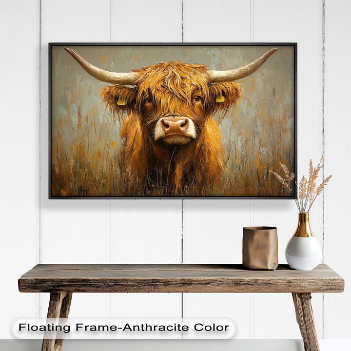 Highland Cow – Animal Oil Painting