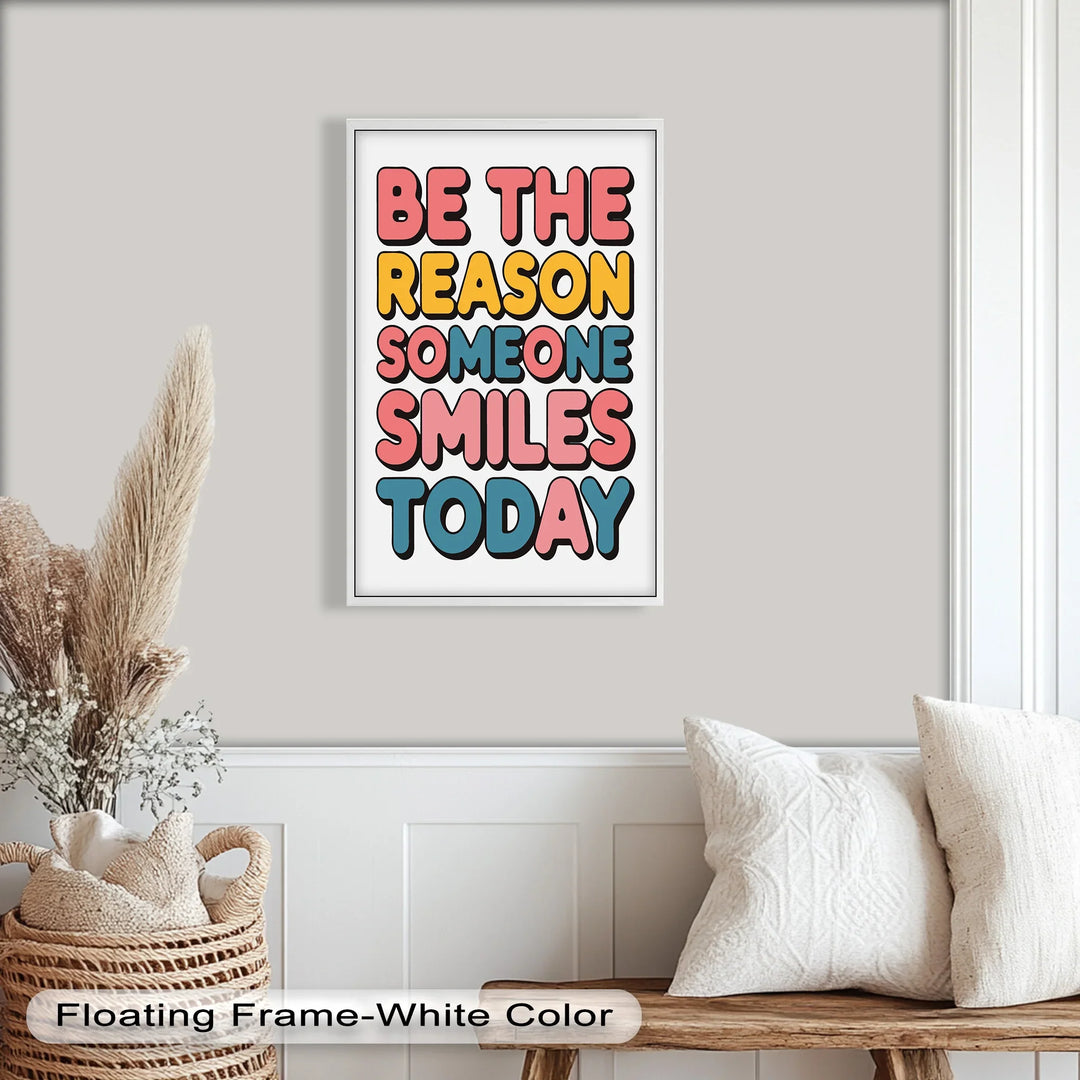 Be the Reason Someone Smiles – Oil Painting - MyPhotoStation
