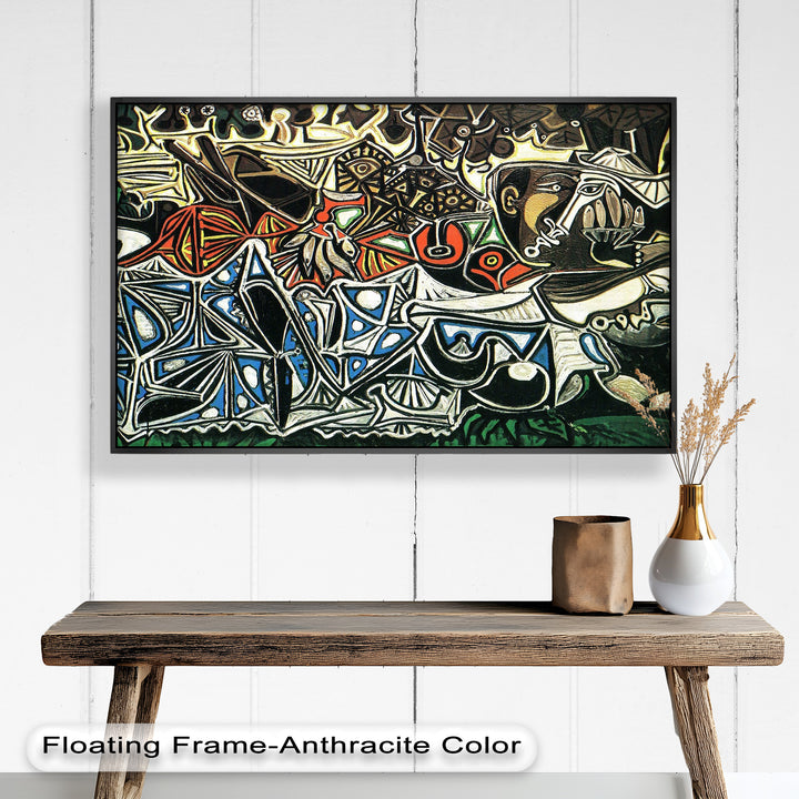 Picasso Krieg und Frieden – Symbolisches abstraktes Ölgemälde