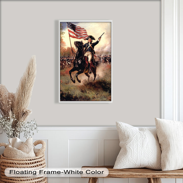 Ride of the Republic – Patriotic Commander Oil Painting