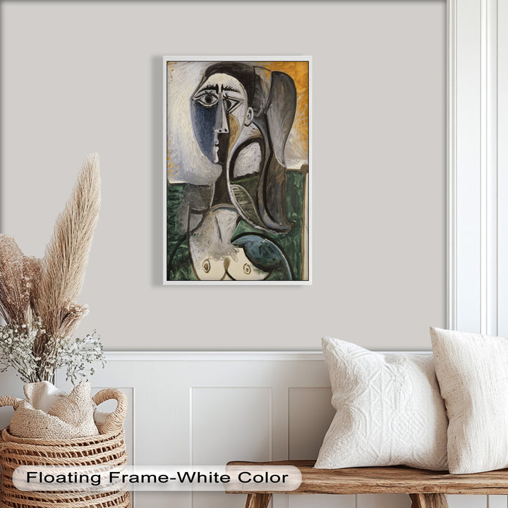 Fragmented Grace – Expressive Female Form in Picasso-Style Oil Painting