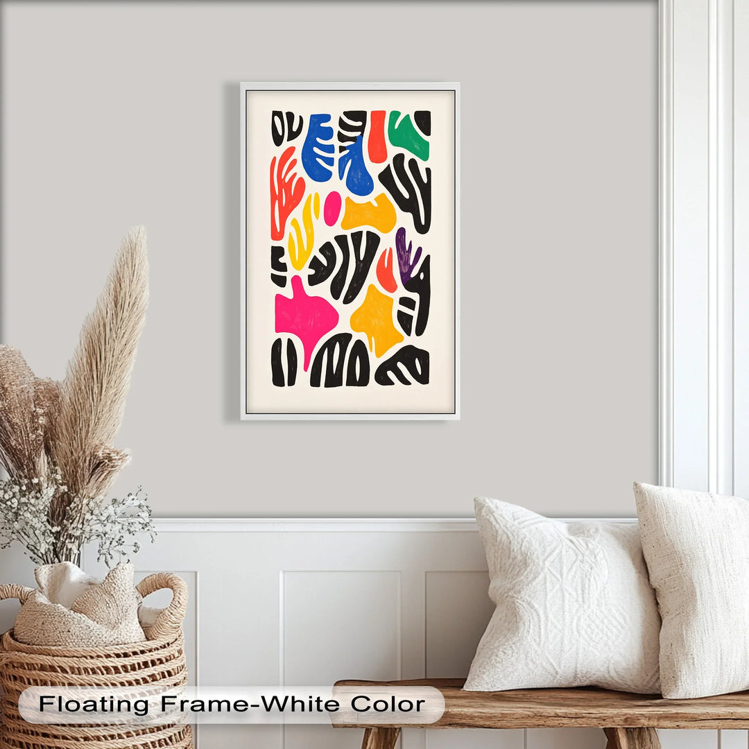 Chromatic Rhythm – Abstract Fauvist Oil Painting - MyPhotoStation