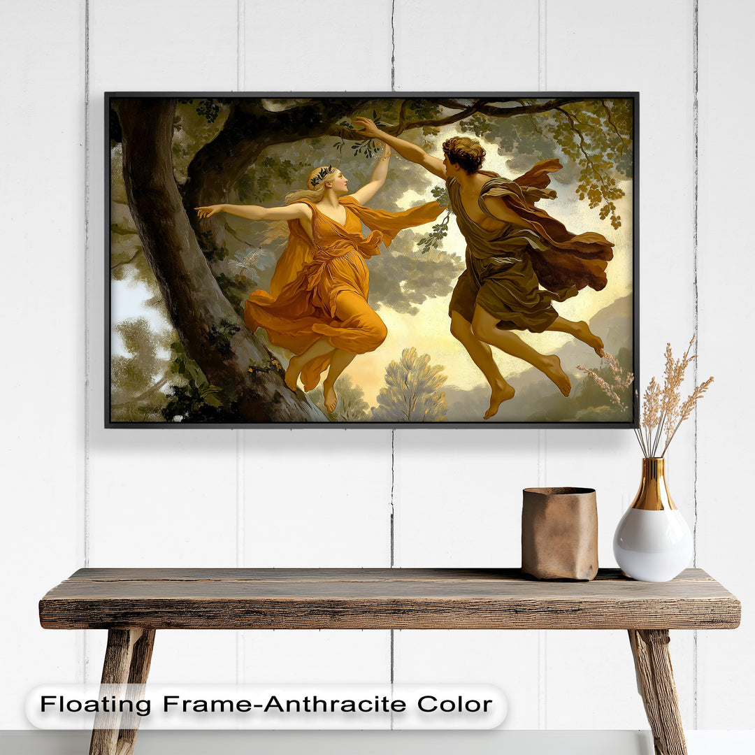 Dem Schicksal nachjagen – Apollo und Daphne, Renaissance-Akt-Ölgemälde