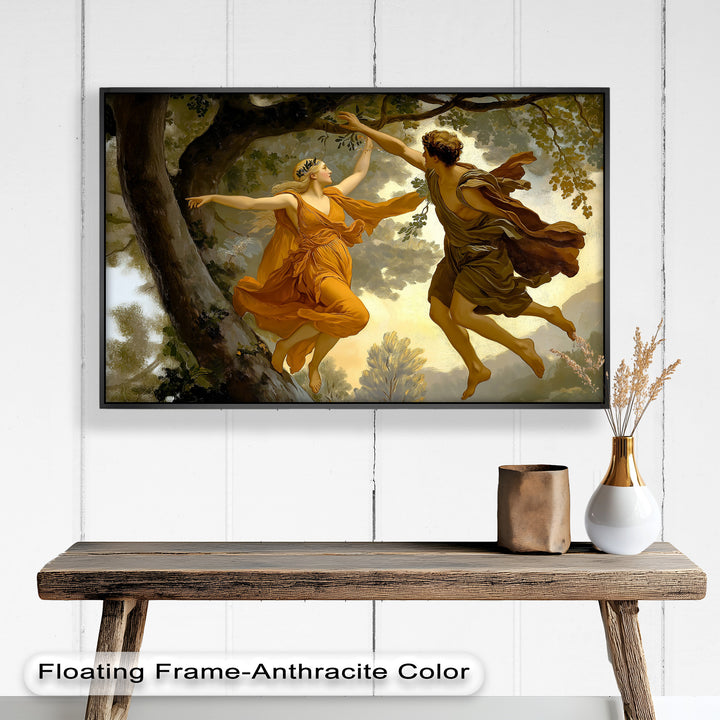 Dem Schicksal nachjagen – Apollo und Daphne, Renaissance-Akt-Ölgemälde