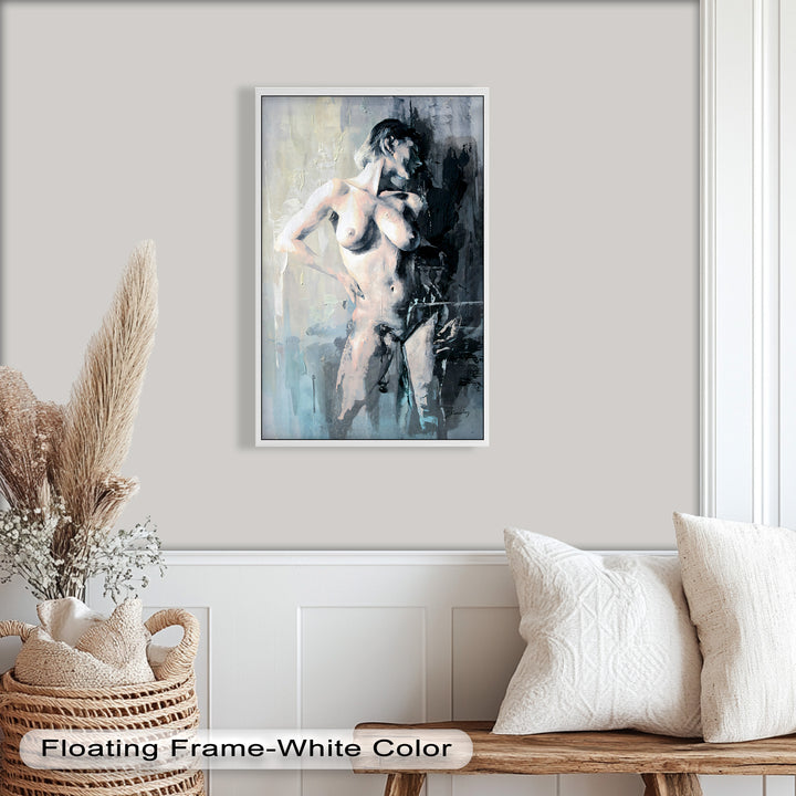 Still in the Shadows – Contemporary Nude Oil Painting