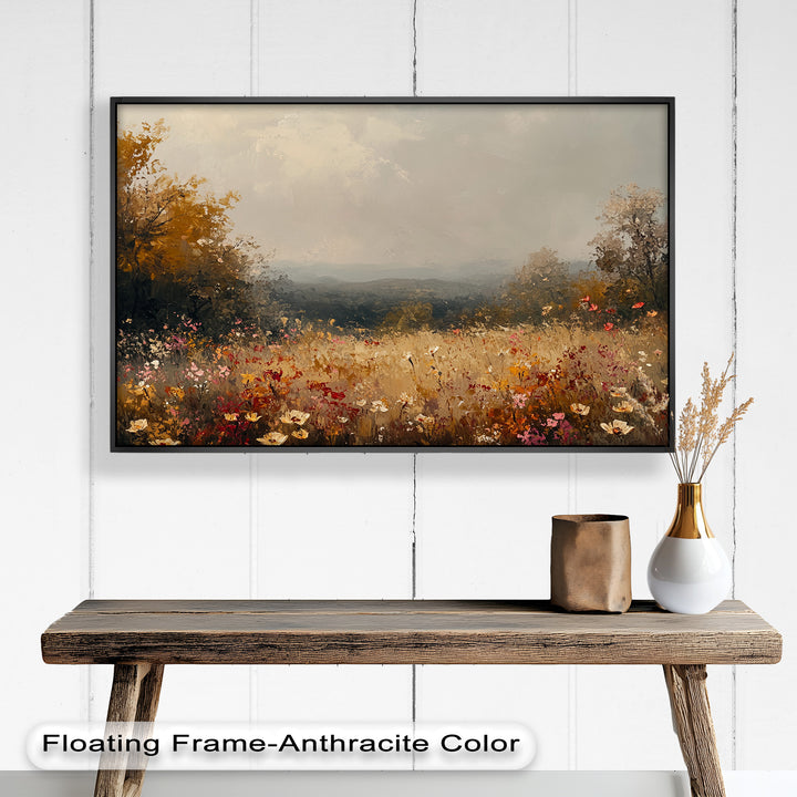 Classic Wildflower Art – Timeless Floral Oil Painting