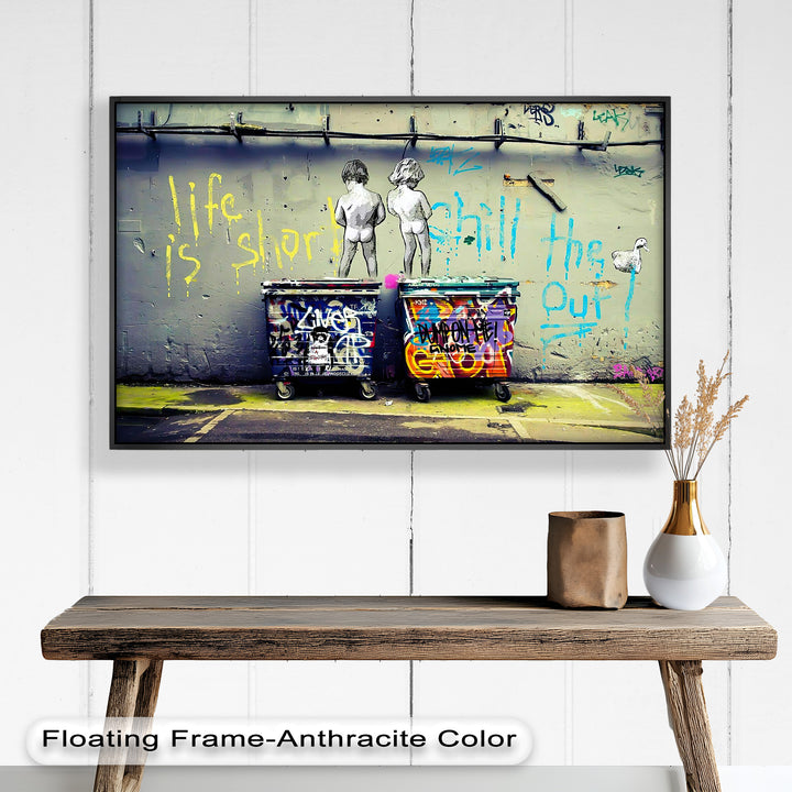 Life Is Short – Banksy Oil Painting