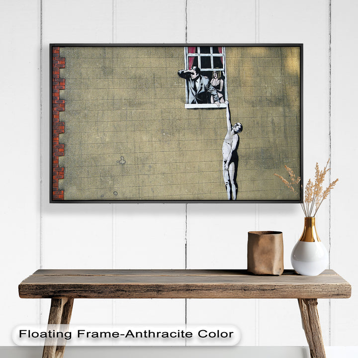 Love in Suspense – Banksy Oil Painting