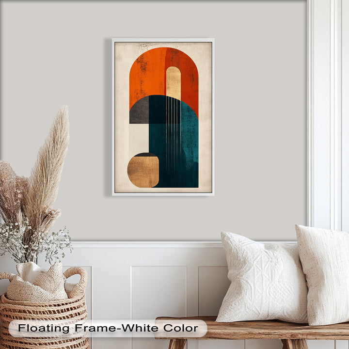 Modern Resonance – Abstract Geometric Oil Painting