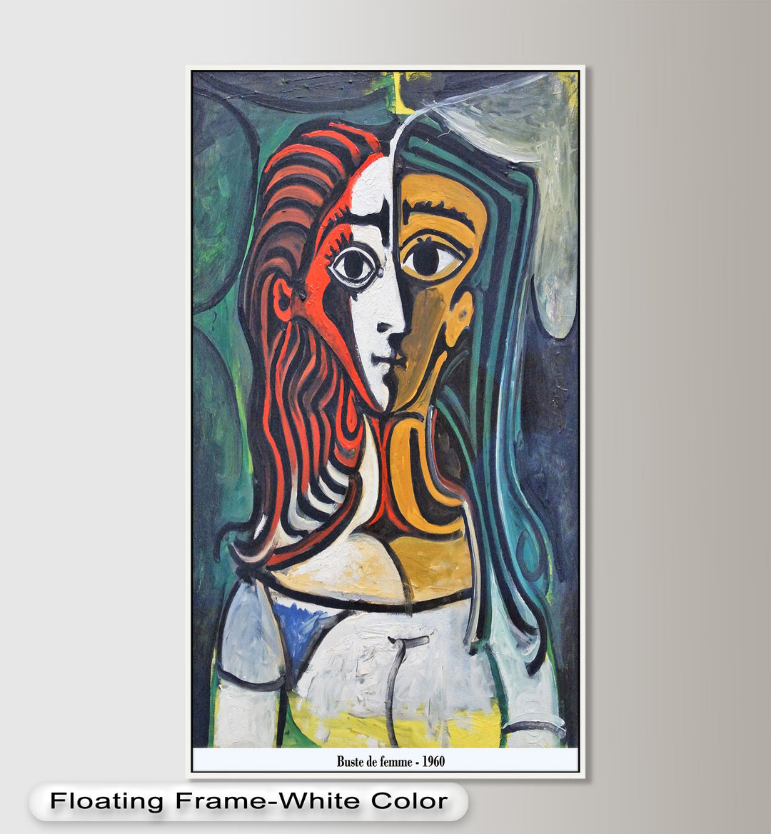 Dual Reflections – Picasso-Inspired Cubist Picasso Oil Painting