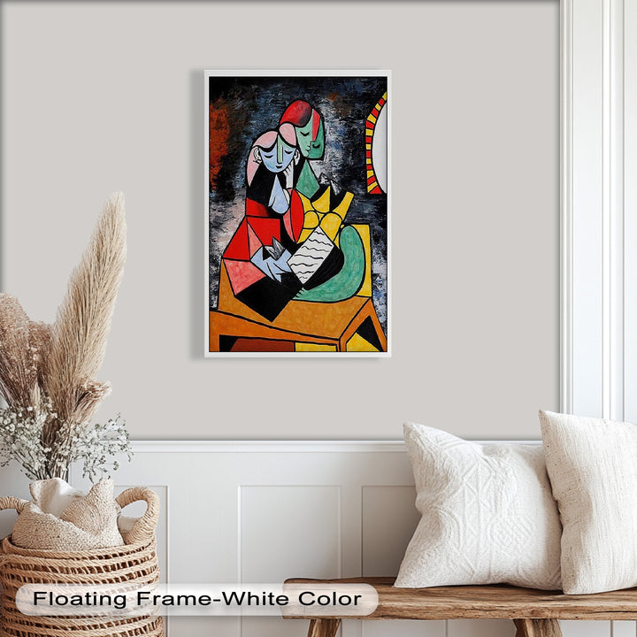 Embrace in Color – Picasso Oil Painting
