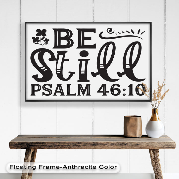 Sei still – Psalm 46:10 Bibel Bibel Ölgemälde