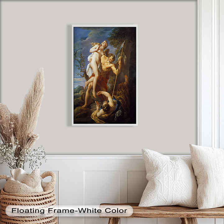 The Seizure of Beauty by Time – Mythological Renaissance Nude Oil Painting