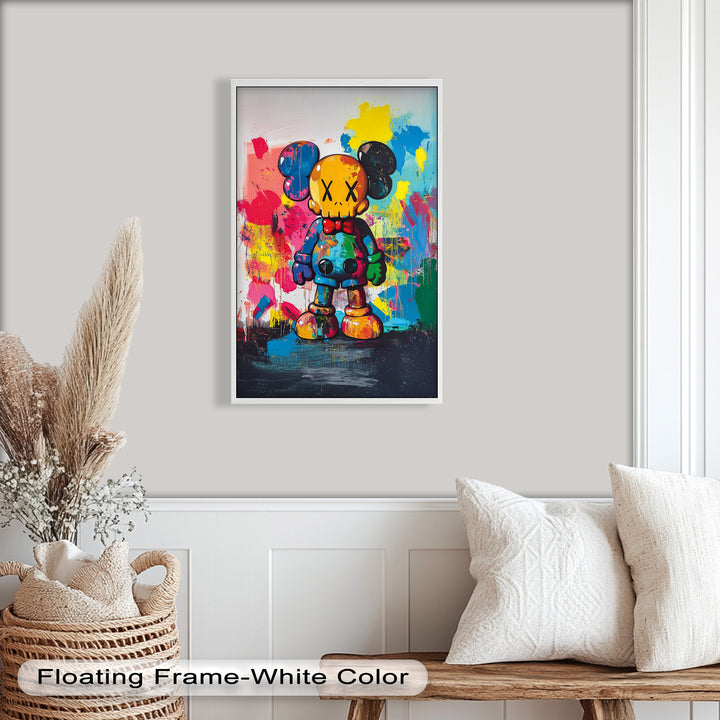 Color Riot Companion – KAWS Oil Painting